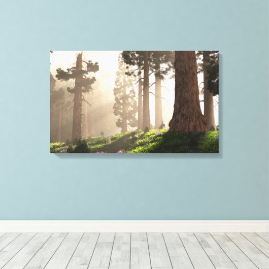 Morgenlicht (2020) leinwanddruck (Insitu (Holzboden))