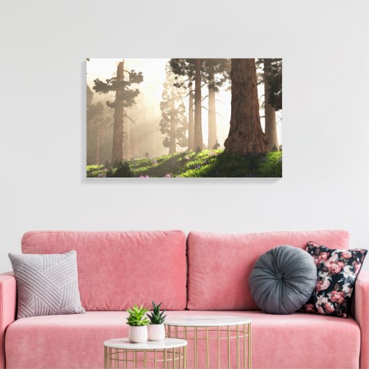 Morgenlicht (2020) leinwanddruck (Insitu (Wohnzimmer))