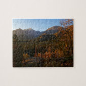 Morgenlicht auf den Rocky Mountains im Herbst Puzzle (Horizontal)