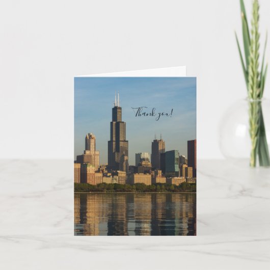 Morgenlicht auf Willis Danke-Karte Dankeskarte (Vorderseite)