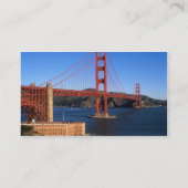 Morgenlicht badet die Golden Gate Bridge Visitenkarte (Rückseite)