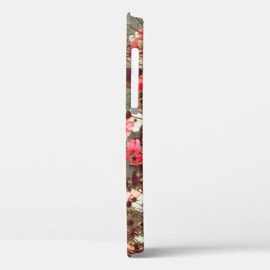 Morgenlicht, blühender rosa Kosmos. Case-Mate iPhone Hülle (Rückseite / Links)