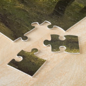 Morgenlicht durch Bäume im Dschungel Puzzle (Seite)
