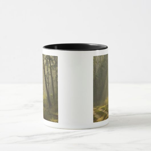 Morgenlicht durch Bäume im Dschungel Tasse (Zentrum)