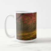 Morgenlicht durch Blossom Grove Kaffeetasse (Links)