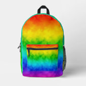 Morgenlicht durch Kristallprisma Bedruckter Rucksack (Vorderseite)