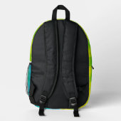 Morgenlicht durch Kristallprisma Bedruckter Rucksack (Rückseite)
