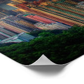 Morgenlicht in Hong Kon Poster (Ecke)