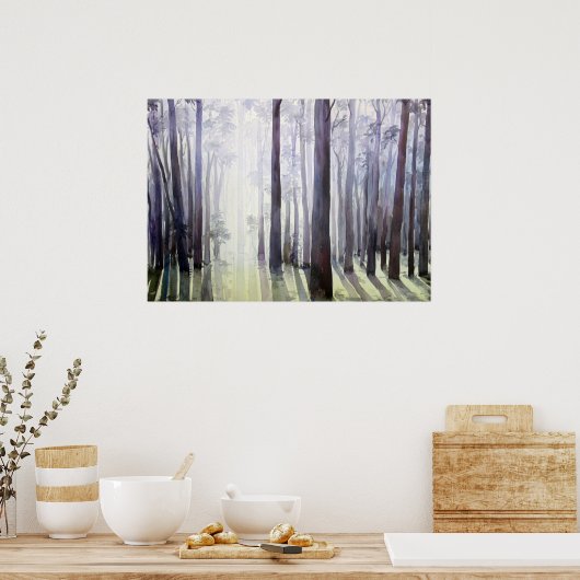 Morgenlicht Poster (Küche)