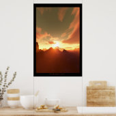 Morgenlicht Poster (Küche)