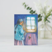 Morgenlicht Postkarte (Stehend Vorderseite)