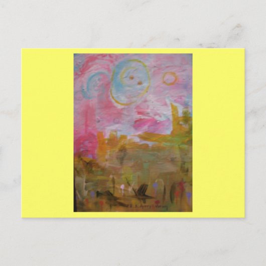 Morgenlicht Postkarte (Vorderseite)