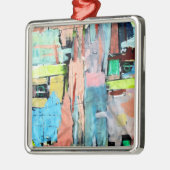 Morgenlicht Silbernes Ornament (Links)