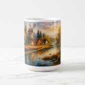 Morgenlicht über der Windmühle Kaffeetasse (Mittel)