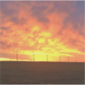 Morgenlicht Vinyl Aufkleber (Vorderseite)