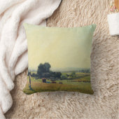 Morgenlicht von Elioth Gruner Kissen (Decke)