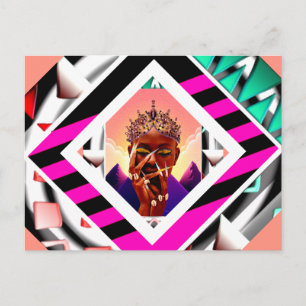 Morgenmediation Postkarte