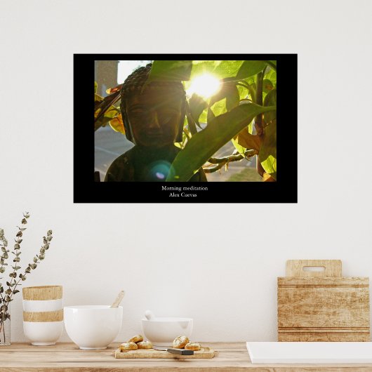 Morgenmeditation Poster (Küche)
