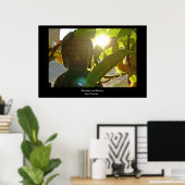 Morgenmeditation Poster (Heimbüro)