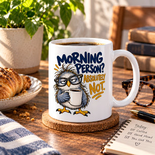 Morgenmensch Absolut Nicht Lustiger Eulen-Kaffeebe Kaffeetasse
