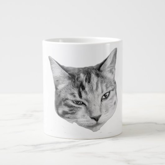 Morgenmitte Jumbo-Tasse (Vorderseite)