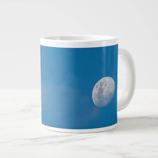 Morgenmond | Sambia, Afrika Jumbo-Tasse (Vorderseite Rechts)