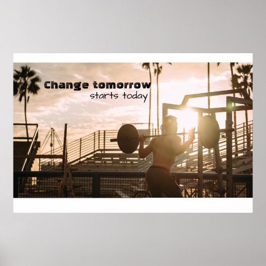 Morgenmotivation Poster (Vorne)