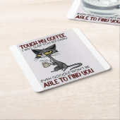 Morgenmotivation Rechteckiger Pappuntersetzer (angewinkelt)