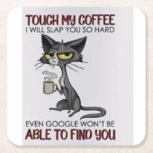 Morgenmotivation Rechteckiger Pappuntersetzer (Vorderseite)