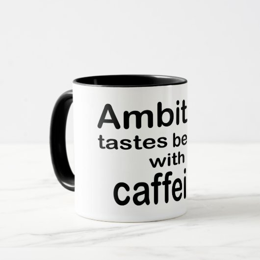 Morgenmotivation Tasse für Koffein (Vorderseite Links)