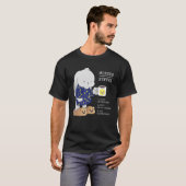Morgenmuffel Rabbit Kaffee Müde Spätschläfer Pyja T-Shirt (Vorne ganz)