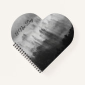 Morgennebel auf dem Berg - Notebook Notizblock (Vorderseite)