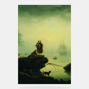 Morgennebel auf See von Joseph Vernet  Acrylschild