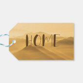 Morgennebel Goldschichten Sonnenaufgang Zuhause Zi Geschenkanhänger (Rückseite Horizontal)