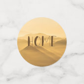 Morgennebel Goldschichten Sonnenaufgang Zuhause Zi Konfetti (Klein Vorderseite)