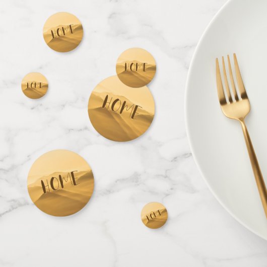 Morgennebel Goldschichten Sonnenaufgang Zuhause Zi Konfetti (Gruppe)