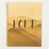 Morgennebel Goldschichten Sonnenaufgang Zuhause Zi Planer (Vorderseite)