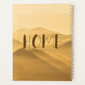 Morgennebel Goldschichten Sonnenaufgang Zuhause Zi Planer (Rückseite)