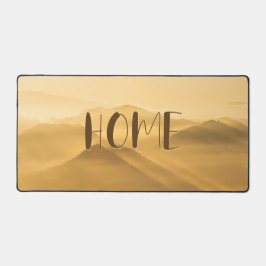 Morgennebel Goldschichten Sonnenaufgang Zuhause Zi Schreibtischunterlage