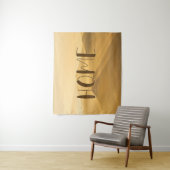 Morgennebel Goldschichten Sonnenaufgang Zuhause Zi Wandteppich (Beispiel)