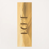 Morgennebel Goldschichten Sonnenaufgang Zuhause Zi Yogamatte (Vorderseite)