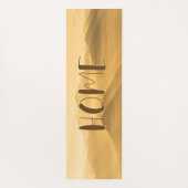 Morgennebel Goldschichten Sonnenaufgang Zuhause Zi Yogamatte (Rückseite)