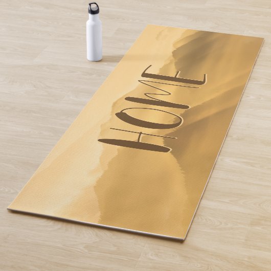 Morgennebel Goldschichten Sonnenaufgang Zuhause Zi Yogamatte (Beispiel)