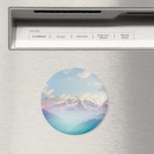 Morgennebel im Alpental Magnet (In Situ (Geschirrspüler))