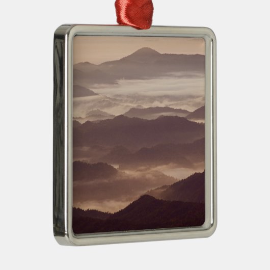 Morgennebel im Süden Appalachen Ornament Aus Metall (Rechts)
