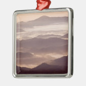 Morgennebel im Süden Appalachen Ornament Aus Metall (Links)