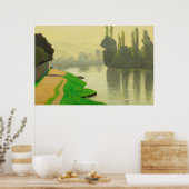 Morgennebel in Andelys - Felix Vallotton Poster (Küche)