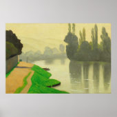 Morgennebel in Andelys - Felix Vallotton Poster (Vorne)