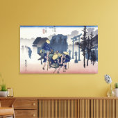 Morgennebel in Mishima Leinwanddruck (Insitu (Wohnzimmer))
