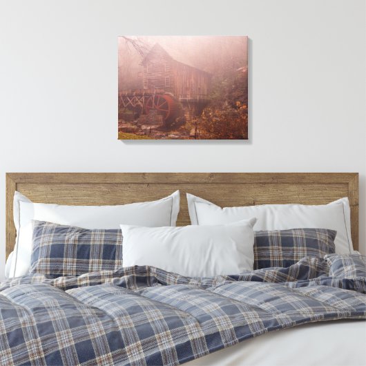 Morgennebel Leinwanddruck (Insitu (Schlafzimmer))